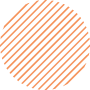 a black circle with orange lines