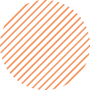 a black circle with orange lines